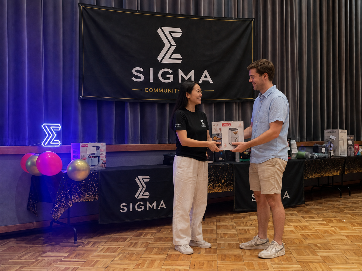 SIGMA Node CLUB community prize presentation